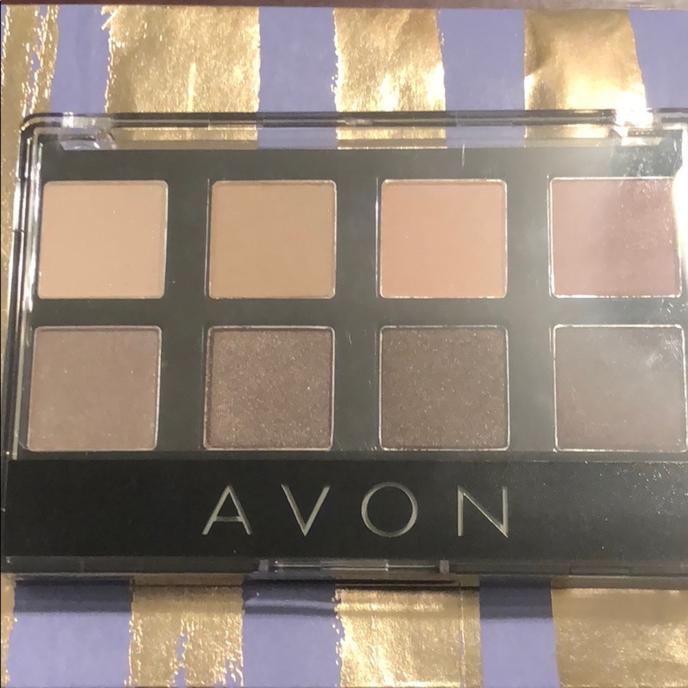 8 in 1 Avon Eyeshadow Palette Nude & Brown Tones